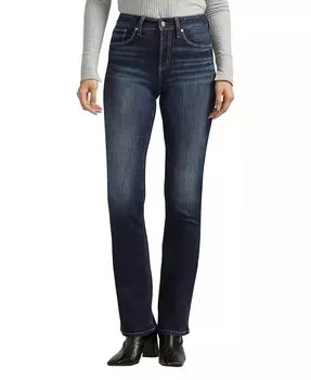 Женские зауженные джинсы с завышенной талией Avery Bootcut Silver Jeans Co., синий