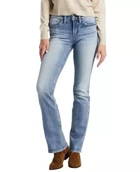 Женские зауженные джинсы suki со средней посадкой Silver Jeans Co.