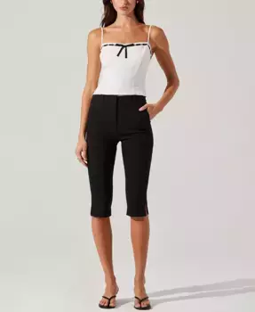 Женские завышенные капри Cardin ASTR the Label, черный