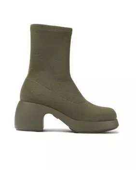 Женские зеленые ботинки-носки Camper, зеленый