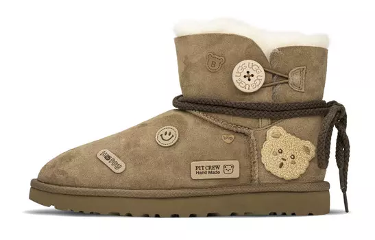 Женские зимние ботинки Bailey Snow Boots Brown/Beige Ugg