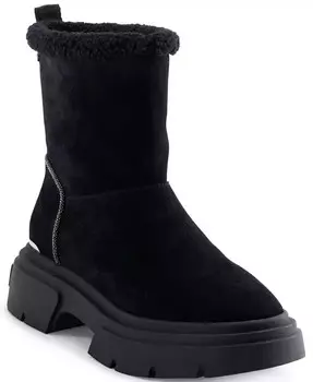 Женские зимние ботинки Frankie Block Heel DKNY, черный