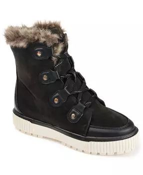Женские зимние ботинки из пенопласта Glacier Journee Collection, черный