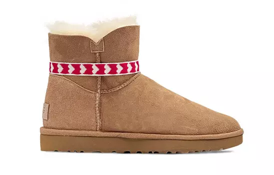Женские зимние ботинки Mini Bailey Bow II, коричневые Ugg