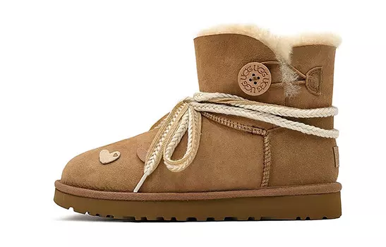 Женские зимние ботинки Mini Bailey Bow II, коричневые Ugg