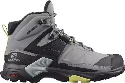 Женские зимние ботинки Salomon X Ultra 4 Mid водонепроницаемые, черный