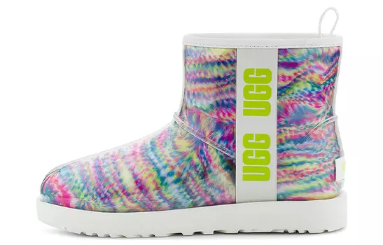 Женские зимние ботинки Ugg водонепроницаемые, мультиколор