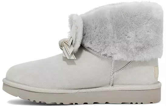Угги UGG Classic Mini Ii CNYChinese New Year Snow Boots Grey Women's