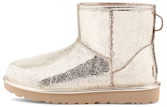 Угги UGG Classic Mini Metallic Sparkle 'Light Gold' Women's