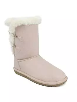 Женские зимние и зимние ботинки из искусственной замши Marty для холодной погоды Sugar, цвет Blush