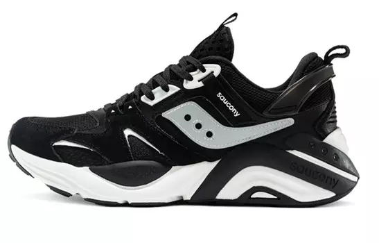 Женские зимние кроссовки Gram 9000 Lifestyle с низким верхом, черного/белого цвета Saucony