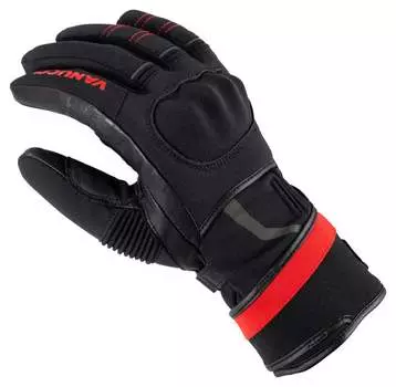 Женские зимние перчатки VAG-5 Vanucci, черный/красный