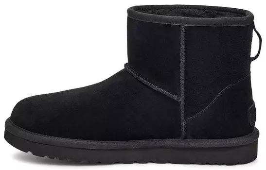 Угги UGG Mini Side Logo 'Black' Women's