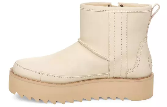 Угги UGG F19 Classic Rebel Biker Mini Fleece Lined Pink Women's