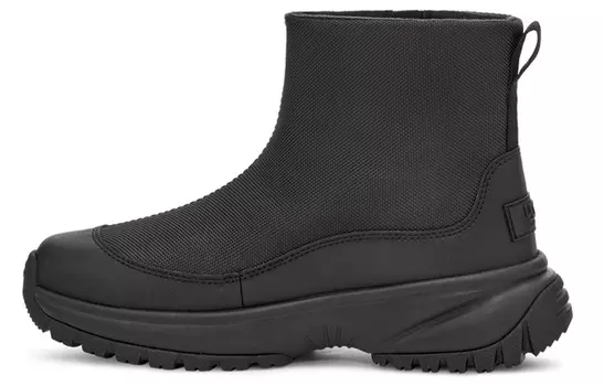 Угги UGG Yose Zip Fleece Lined Snow Boots Black Women's