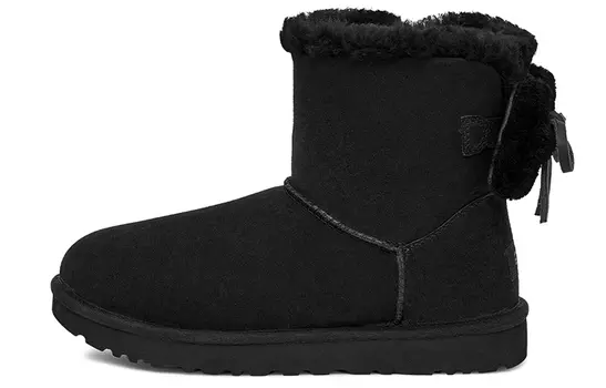 Угги UGG Classic Double Bow Mini 'Black' Women's