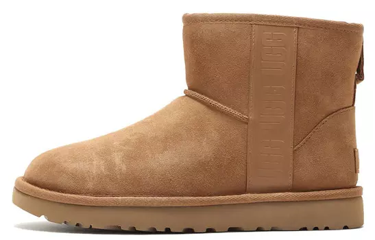 Угги UGG Classic Mini Side Logo Boot Chestnut Women's