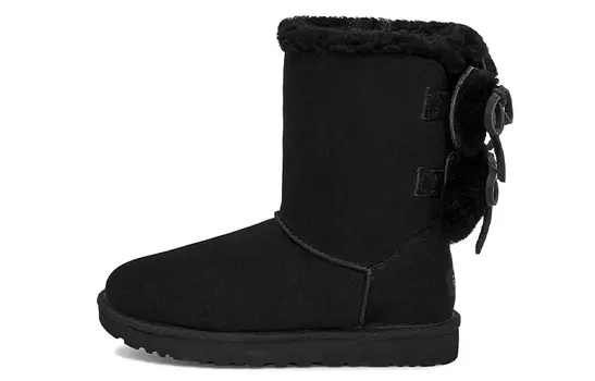 Угги UGG Classic Double Bow Short 'Black' Women's