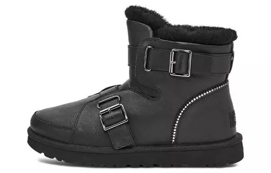 Угги UGG Mini Buckle Short Boots 'Black' Women's