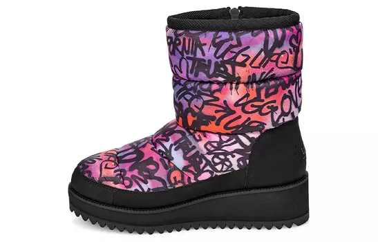 Угги UGG Ridge Graffiti Pop Purple Black Women's