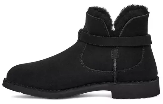 Угги UGG Elisa Fleece Lined Snow Boots Black Women's
