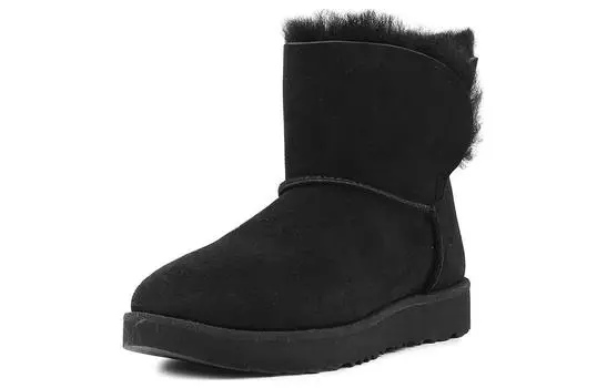 Женские зимние сапоги угги, черный