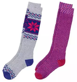 Женские зимние спортивные носки Alpine Design – 2 упаковки Northeast Outfitters, мультиколор