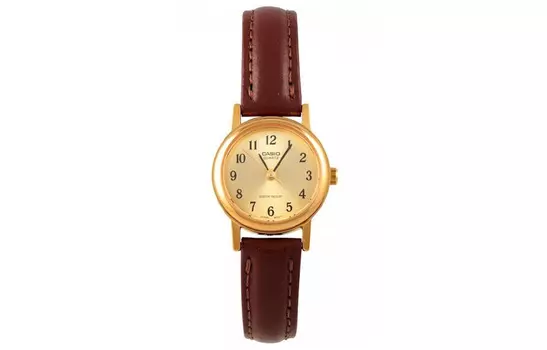 Женские золотые часы серии Standard LTP-1095Q-9B1 CASIO