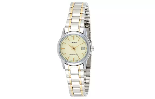 Женские золотые часы серии Standard LTP-V002SG-9A CASIO