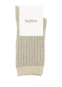 Женские золотые носки Network