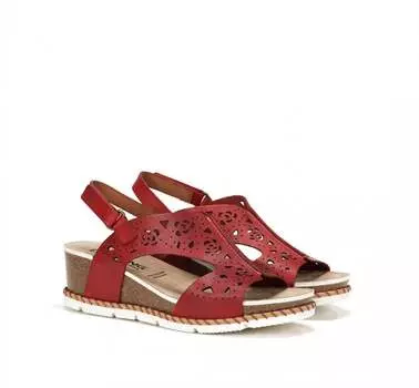 Женские золотые сандалии в Техасе Carmin Fluchos, цвет texas carmin