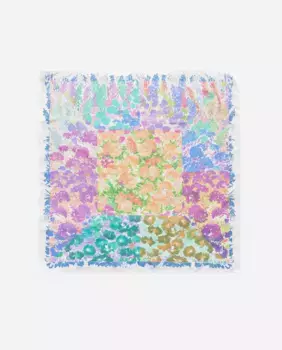 Женский акриловый шарф с цветком Bimba y Lola, белый