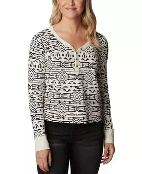 Женский эластичный топ с принтом holly hideaway Columbia, белый