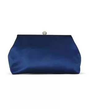 Женский атласный клатч-клатч Camilla Jewel Badgley Mischka, синий