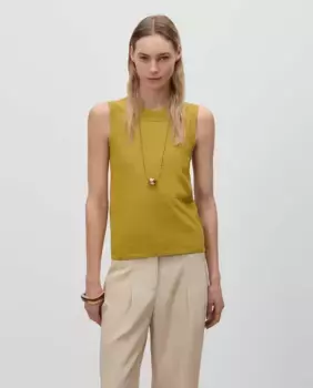 Женский ажурный трикотажный топ Simorra, светло-зеленый