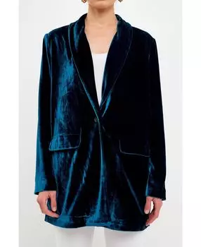 Женский бархатный пиджак endless rose
