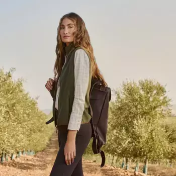 Женский базовый флисовый жилет Verhunt, зеленый