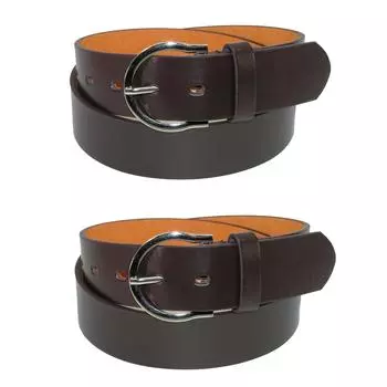 Женский базовый ремень для уздечки, двойной набор CTM, коричневый