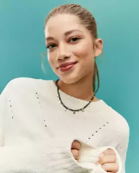 Женский базовый свитер из синели Green Coast, цвет 120 Crudo