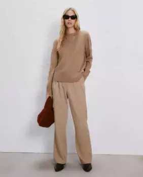 Женский базовый свитер с круглым вырезом Baguilla Easy Wear, цвет Visn Oscuro