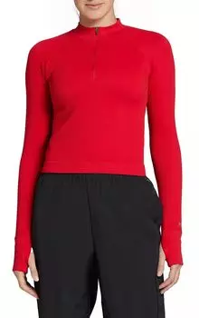 Женский бесшовный пуловер с молнией Dsg Momentum, красный