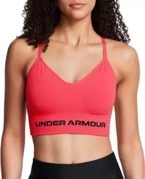 Женский бесшовный спортивный бюстгальтер Under Armour Vanish, цвет Racer Red/Black