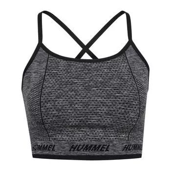 Женский бесшовный спортивный топ Hmlte Cami HUMMEL, черный