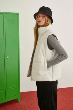 Женский бежевый жилет Koton, экрю