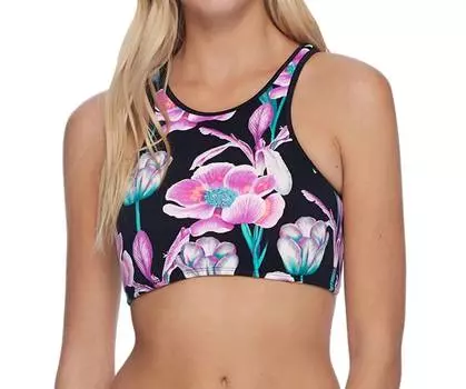 Женский бикини-топ Leelo с высоким воротом в стиле Oria Lola Body Glove