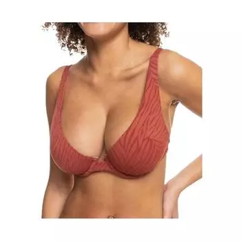 Женский бикини-топ Roxy Wild Babe, красный