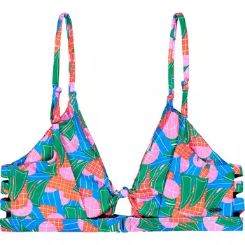 Женский бикини-топ с треугольными чашками и принтом Kalta Picture, мультиколор