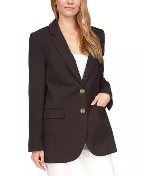 Женский блейзер mensy с двумя пуговицами Michael Kors, черный