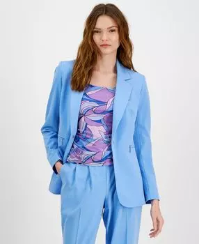 Женский блейзер на кнопках с карманом на молнии, созданный для macy's Bar III, мульти