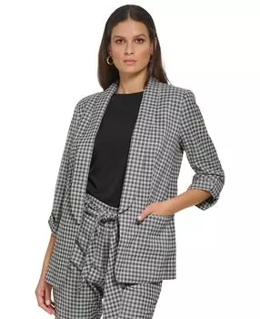 Женский блейзер с длинным рукавом и воротником-шалью DKNY, мульти